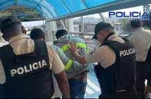 Hombre intentó lanzarse de puente en La Aurora