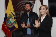 Jan Topic y Mishelle Calvache son el binomio presidencial de SUMA.