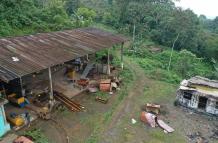 Minería ilegal en Camilo Ponce Enríquez