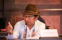 Guillermo Churuchumbi asegura que Pachakutik y Centro Democrático harán una alianza para participar en las elecciones 2025.
