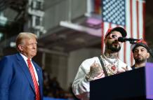 Anuel AA Trump Justin Quiles