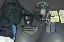 evidencias de los robos de la banda delictiva