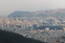 Incendio forestal en Quito