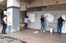 Vandalismo en el centro de Guayaquil