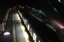 Los trenes del Metro de Quito fueron evacuados, tras el apagón de este 7 de septiembre de 2024.