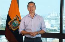 Daniel Noboa en cadena nacional