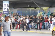 Suspensión servicio de transporte