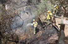 incendio forestal en Quito