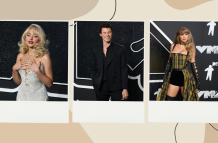 Las celebridades impresionaron con sus vestimentas.