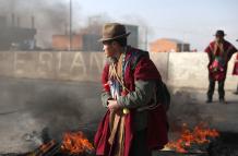 Indígenas bolivianos contra Luis Arce