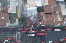 Cuerpo de Bomberos controla incendio estructural en la Av. Machala y calle Alcedo