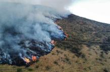 Declaran alerta roja por déficit hídrico e incendios forestales en el país