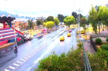 La lluvia cayó este 26 de septiembre en Quito e irrumpe la sequía que afectaba a la ciudad.