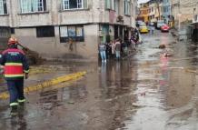 inundaciones por lluvias en Caupicho