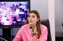 La jefa de bancada de ADN, Valentina Centeno, expresó su respaldo a Mónica Palencia, quien enfrenta el trámite del juicio político en la Asamblea.