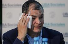 El presidente Rafael Correa reacciona al veto del Gobierno de los Estados Unidos