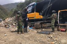 Operativo antiminas por parte de militares