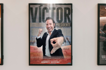 Afiche de la película Víctor presidente: Un candidato de escándalo