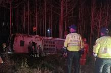 Accidente de bus en Pedro Carbo