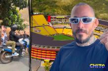 Chito Vera y su loco arribo a Barcelona en moto de la Policía Nacional.