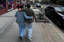 Isadora Figueroa y su novio, Carlos Santander