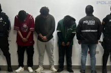 Detenidos droga Quito