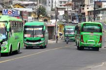 Congestión vehicular Cumbayá
