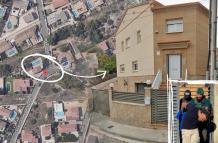 Ilustración que contiene una vista satelital del sector donde fue capturado alias Negro Willy, en España