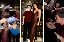 Tenso momento entre Tom Holland y los fans que rodeaban a Zendaya.