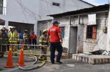 Incendio en Machala