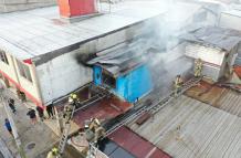 Incendio en el suroeste de Guayaquil