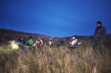 Excursionistas Parque Nacional Cajas