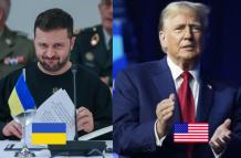Volodímir Zelenski​ y Donald Trump