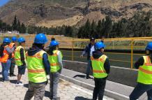 La Epmaps asegura que, pese a la reducción de los caudales, el agua llega a las plantas de tratamiento de agua potable como la de Paluguillo.