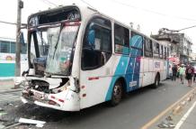 IMPACTO ENTRE BUSES URBANOS