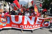 Anuncian jornada de protestas para el viernes 15 de noviembre en Ecuador