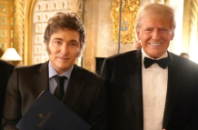 El presidente de Argentina, Javier Milei, asisitió a un evento exclusivo del presidente electo de Estados Unidos, Donald Trump.