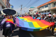 La marcha recorrió las principales calles de Latacunga