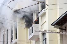 Incendio casa Quito