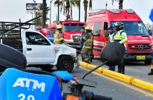 Accidente de tránsito Las Américas