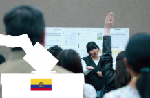 Miembros de mesa en Elecciones Ecuador