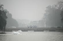 Mundo, La India, Escuelas cerradas y tráfico restringido en Nueva Delhi