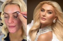 Victoria Kjaer Theilvig sin maquillaje