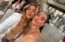 Michela Pincay y Andreína Bravo en Tailandia.