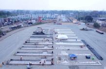 Trabajos en la central térmica de Quevedo, donde se instalarán 50 MW de capacidad.