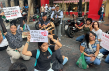 Marcha por el 25N en Guayaquil.