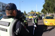 operativo control de velocidad en Quito