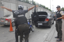 En Los Ceibos, el operativo tenía un carácter preventivo.
