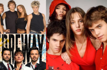 Varias facetas de la banda Erreway.