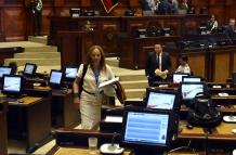 Pierina Correa, presidenta de la mesa de la Niñez en la Asamblea